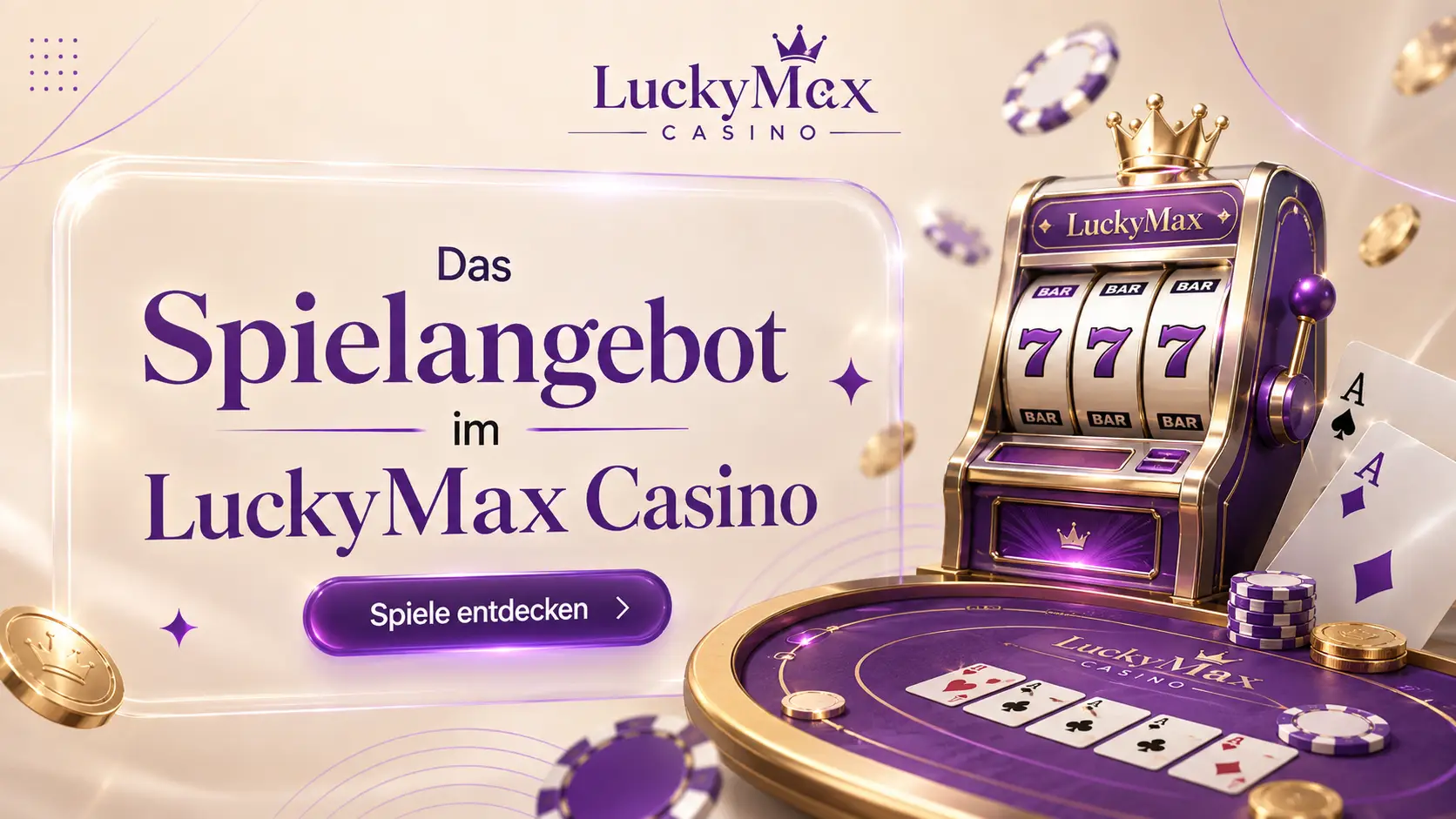 Das Spielangebot im LuckyMax Casino